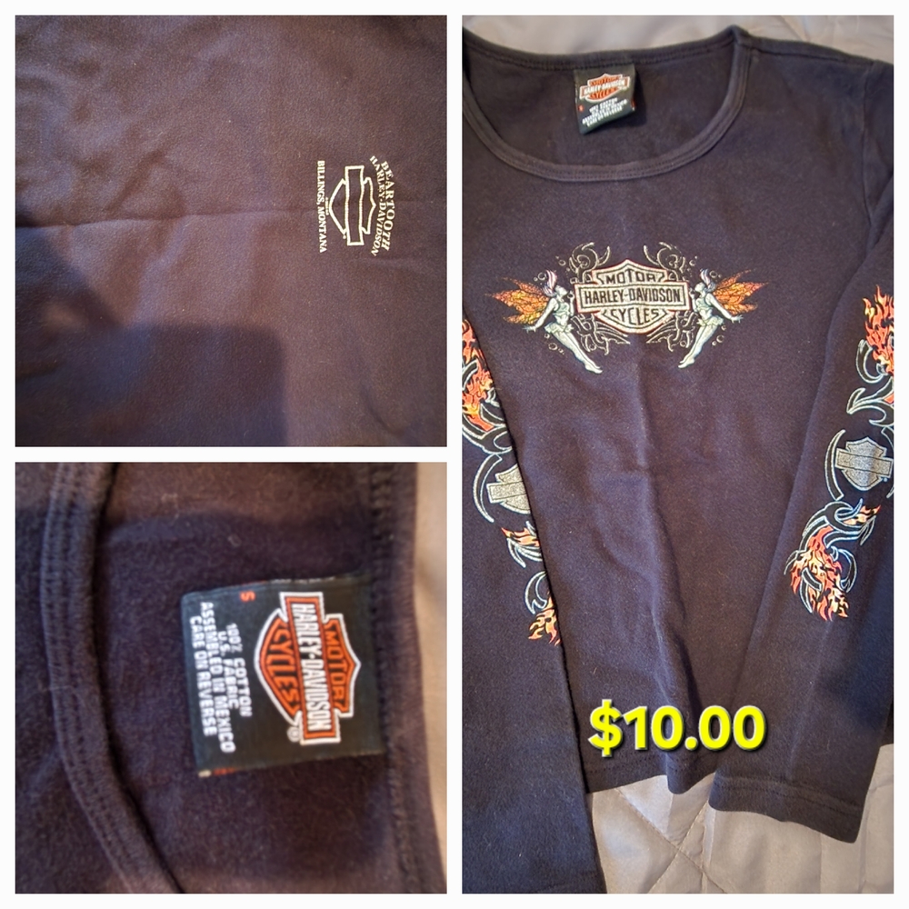 Harley-Davidson Kids Black Long Sleeve Shirt